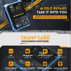 FNIRSI 3 In 1 Handheld Digital Oscilloscope LCR Transistor Tester, Specification: Upgrade - British D'sire