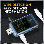 FNIRSI FNB48P USB Mobile Phone DC Power Charger Detector, Color: Without Bluetooth Black - British D'sire