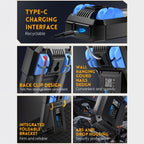 FNIRSI Fully Automatic Digital Display High Precision Intelligent Multimeter(DMT - 99) - British D'sire
