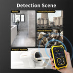 Fnirsi GC01 Home Lndustrial Marble Radioactive X / Y Ray Nuclear Radiation Detector Geiger Counter(Yellow) - British D'sire