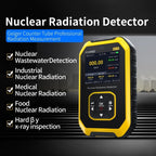 Fnirsi GC01 Home Lndustrial Marble Radioactive X / Y Ray Nuclear Radiation Detector Geiger Counter(Yellow) - British D'sire