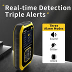Fnirsi GC01 Home Lndustrial Marble Radioactive X / Y Ray Nuclear Radiation Detector Geiger Counter(Yellow) - British D'sire