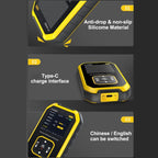 Fnirsi GC01 Home Lndustrial Marble Radioactive X / Y Ray Nuclear Radiation Detector Geiger Counter(Yellow) - British D'sire
