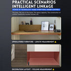 FNIRSI Laser Range Finder Infrared Measuring Ruler(Gray) - British D'sire