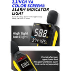 FNIRSI Noise Decibel Meter Home Volume Detector(Yellow) - British D'sire