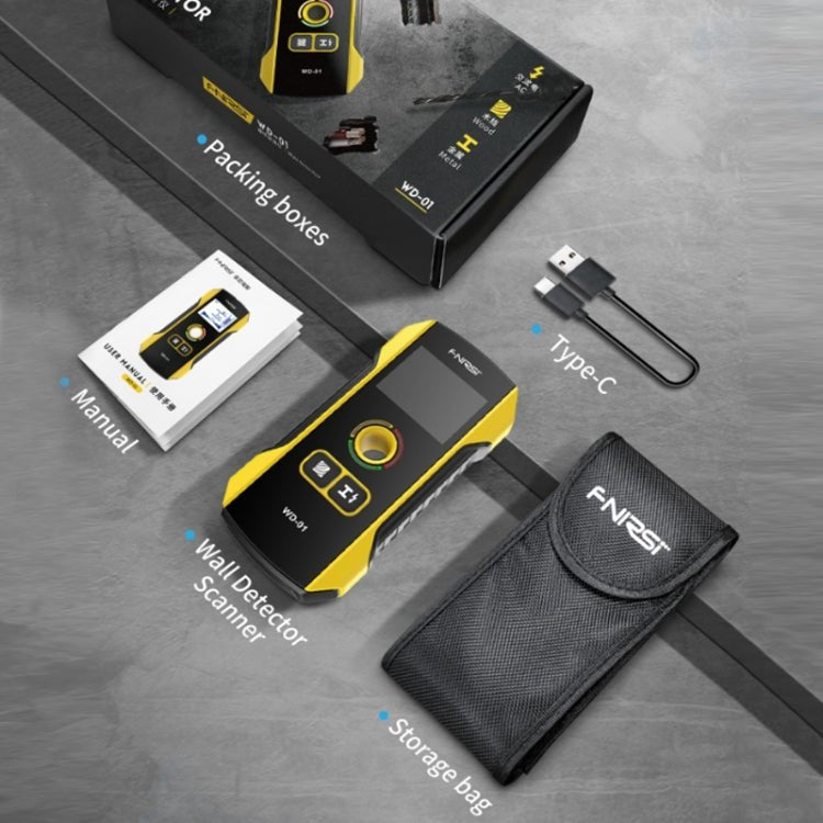 FNIRSI WD - 01 Multifunctional Load - Bearing Wall Wire Metal Detector Dark Line Scanner - British D'sire