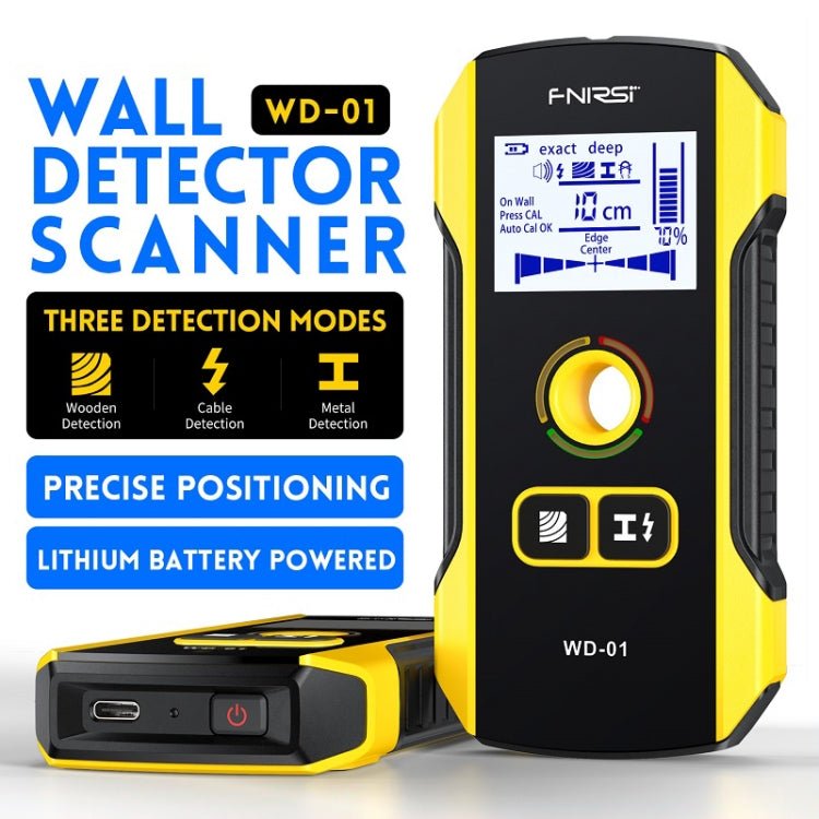 FNIRSI WD-01 Multifunctional Load-Bearing Wall Wire Metal Detector Dark Line Scanner Secondary image