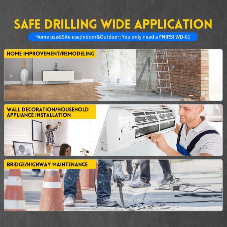 FNIRSI WD - 01 Multifunctional Load - Bearing Wall Wire Metal Detector Dark Line Scanner - British D'sire