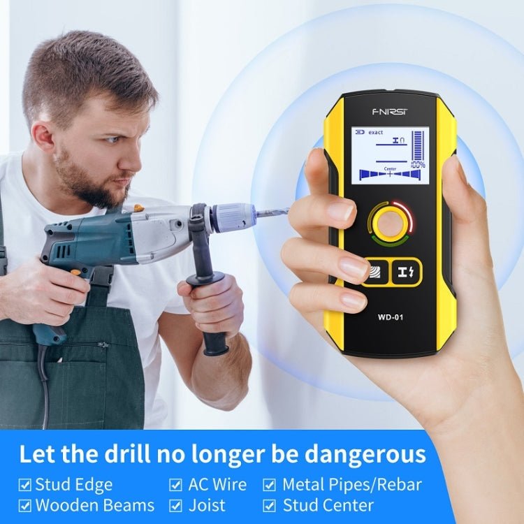 FNIRSI WD - 01 Multifunctional Load - Bearing Wall Wire Metal Detector Dark Line Scanner - British D'sire