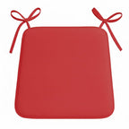 Foam Seat Pad with Ties Comfortable Chair Cushion for Dining, Kitchen Garden Seating - Beige - British D'sire
