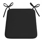 Foam Seat Pad with Ties Comfortable Chair Cushion for Dining, Kitchen Garden Seating - Beige - British D'sire