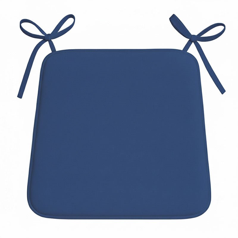 Foam Seat Pad with Ties Comfortable Chair Cushion for Dining, Kitchen Garden Seating - Cream - British D'sire