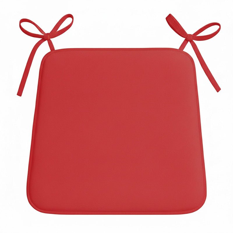 Foam Seat Pad with Ties Comfortable Chair Cushion for Dining, Kitchen Garden Seating - Grey - British D'sire