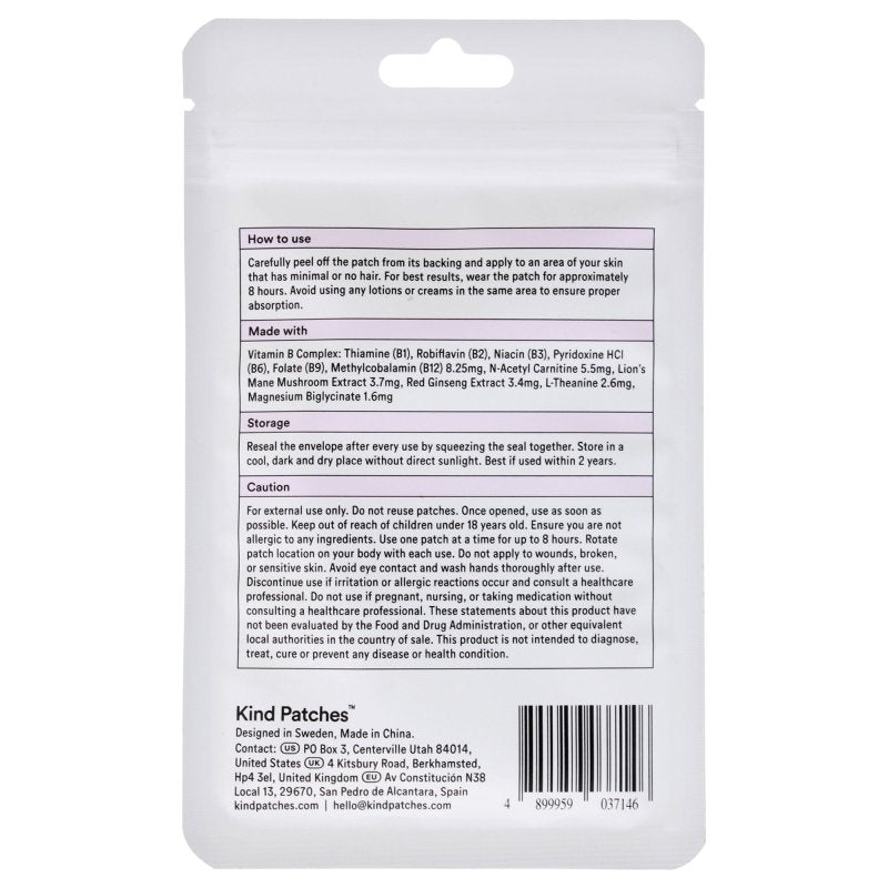Focus Patches by Kind Patches for Unisex - 30 Count Patches - Patches - British D'sire