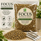 Focus Premium Herbal Smoke Mix. 100% Nicotine Free. 100% Mixed Herbs. 200 grams - Herbal Smoke Mix - British D'sire