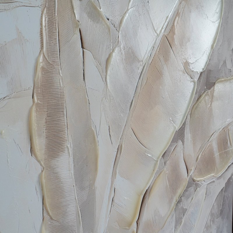 Folira Hand Painted Canvas In Frame - Wall Art & Signs - British D'sire