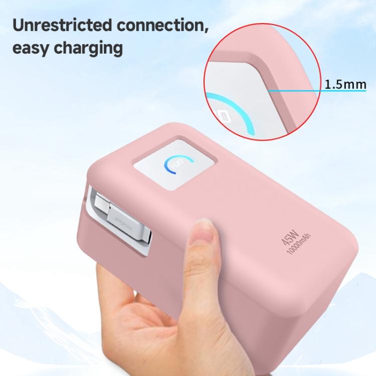 For Anker Nano 45W 10000mAh Power Bank Silicone Protective Case(Grey) - British D'sire