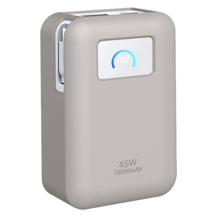 For Anker Nano 45W 10000mAh Power Bank Silicone Protective Case(Grey) - British D'sire Main image