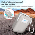 For Anker Nano 45W 10000mAh Power Bank Silicone Protective Case(Grey) - British D'sire