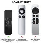 For Apple TV HD / 4K+AirTag AhaStyle PT175 Remote Control Tracker 2 In 1 Silicone Protective Cover(Luminous Green) - British D'sire