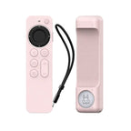 For Apple TV Siri Remote 2/3 AhaStyle PT165 Remote Controller Silicone Protective Case(Pink) - British D'sire