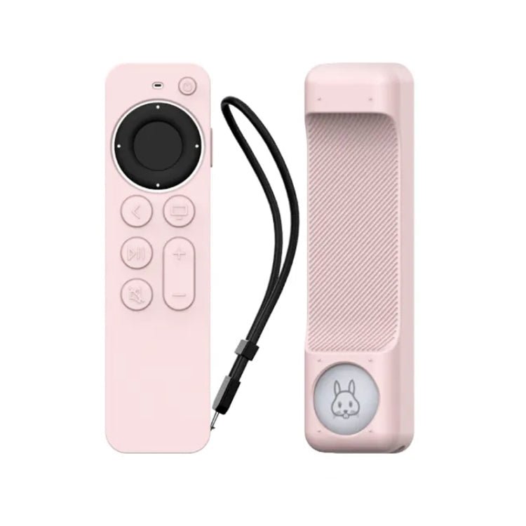 For Apple TV Siri Remote 2/3 AhaStyle PT165 Remote Controller Silicone Protective Case(Pink) - British D'sire