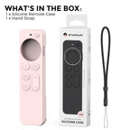 For Apple TV Siri Remote 2/3 AhaStyle PT165 Remote Controller Silicone Protective Case(Pink) - British D'sire