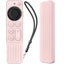 For Apple TV Siri Remote 2/3 AhaStyle PT166 Remote Controller Silicone Protective Case Striped Non - Slip Anti - Drop Cover(Pink) - British D'sire