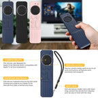 For Apple TV Siri Remote 2/3 AhaStyle PT166 Remote Controller Silicone Protective Case Striped Non - Slip Anti - Drop Cover(Pink) - British D'sire