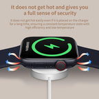 For Apple Watch Series xDfind Aluminum Alloy Shell Magnetic Wireless Watch Charger, Interface:Type - C(White) - British D'sire