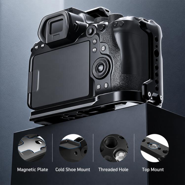 For Canon EOS R6 III PULUZ Live Streaming Camera Cage Expansion Mount Frame (Black) - British D'sire
