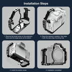 For Canon EOS R6 III PULUZ Live Streaming Camera Cage Expansion Mount Frame (Black) - British D'sire