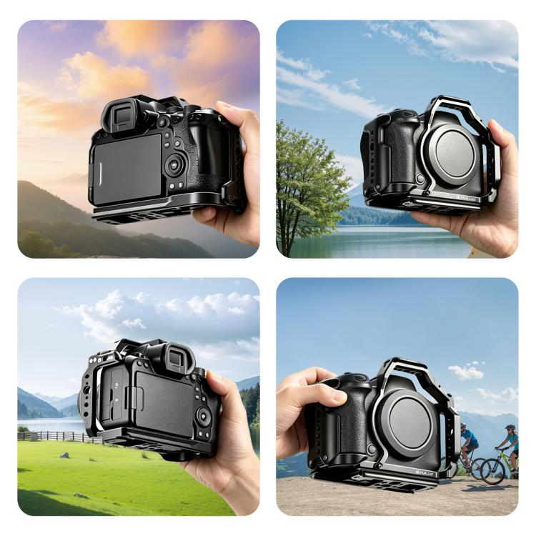 For Canon EOS R6 III PULUZ Live Streaming Camera Cage Expansion Mount Frame (Black) - British D'sire