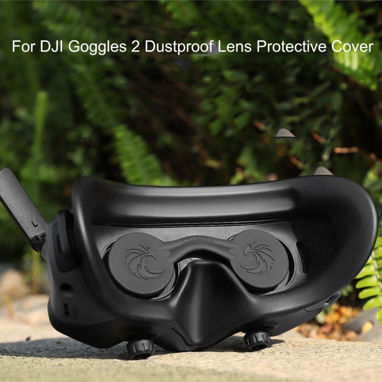 For DJI Goggles 2 Sunnylife AT - BHT565 Dustproof Lens Protective Cover VR Glasses Silicon Cover(Black) - British D'sire