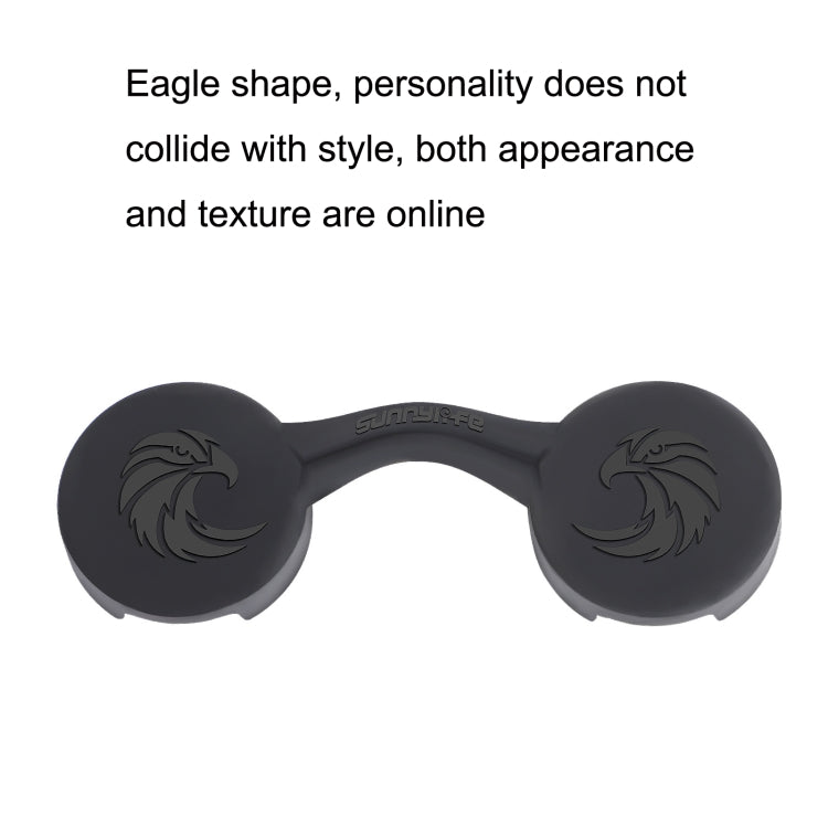 For DJI Goggles 2 Sunnylife AT - BHT565 Dustproof Lens Protective Cover VR Glasses Silicon Cover(Black) - British D'sire