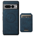 For Google Pixel 10 Pro XL Suteni H16 Litchi Texture Leather Detachable Wallet Back Phone Case(Blue) - British D'sire