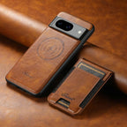 For Google Pixel 10 Pro XL Suteni H17 Oil Eax Leather Detachable Wallet Phone Case(Brown) - British D'sire