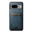 For Google Pixel 9 Suteni H02 Leather Wallet Stand Back Phone Case(Blue) - British D'sire
