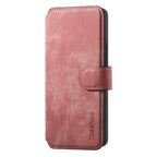 For Huawei nova 12 Pro CaseNeo MagSafe RFID Anti - theft Retro Leather Phone Case(Pink) - British D'sire