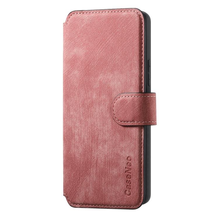 For Huawei nova 12 Pro CaseNeo MagSafe RFID Anti - theft Retro Leather Phone Case(Pink) - British D'sire