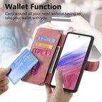 For Huawei nova 12 Pro CaseNeo MagSafe RFID Anti - theft Retro Leather Phone Case(Pink) - British D'sire