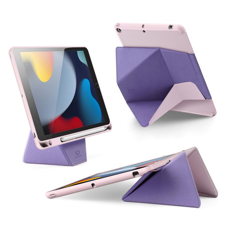For iPad 10.2 2019 / 2020 / 2021 DUX DUCIS Vers Series PU + TPU Tablet Case(Pink) Secondary image