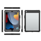 For iPad 10.2 2021 RedPepper Shockproof Waterproof PC + PET + TPU Tablet Protective Case - British D'sire