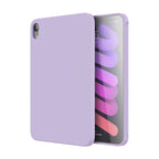 For iPad mini 2024 / mini 6 Mutural Silicone Microfiber Tablet Case(Lavender) - British D'sire