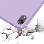 For iPad mini 2024 / mini 6 Mutural Silicone Microfiber Tablet Case(Pink) - British D'sire