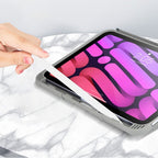 For iPad mini 6 / mini 2024 Mutural Horizontal Flip Tablet Case with Holder & Pen Slot(Dark Green) - British D'sire