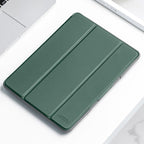 For iPad mini 6 / mini 2024 Mutural Horizontal Flip Tablet Case with Holder & Pen Slot(Dark Green) - British D'sire