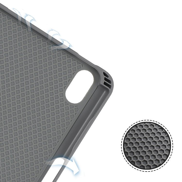 For iPad mini 6 / mini 2024 Mutural YASHI Series Cloth Pattern Texture Horizontal Flip Tablet Case(Green) - British D'sire