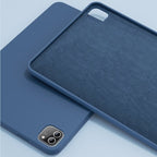 For iPad Pro 11 inch 2022 / 2021 / 2020 Mutural Silicone Microfiber Tablet Case(Midnight Blue) - British D'sire