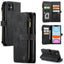 For iPhone 11 CaseMe - C30 PU + TPU Multifunctional Horizontal Flip Leather Case with Holder & Card Slot & Wallet & Zipper Pocket (Black) - British D'sire
